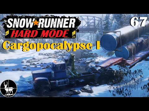 Cargopocalypse ⚠️ SnowRunner Hard Mode ⚠️ Alaska