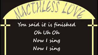 Matchless love by Sinach lyrics video