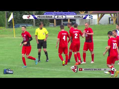 PÉCSVÁRAD SE R-BUS - SPORT36 KOMLÓI BÁNYÁSZ     4 - 2  (2 - 2)