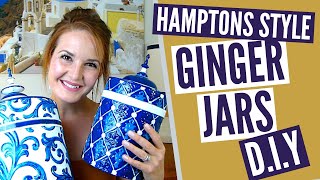 DIY Hamptons Style Decorating // Ginger Jars