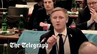 &#39;Go **** yourself&quot;: Latvian MP rages after Russian delegation speaks at security summit