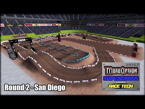 2016 AMA Supercross rd2 San Diego - Virtual Lap