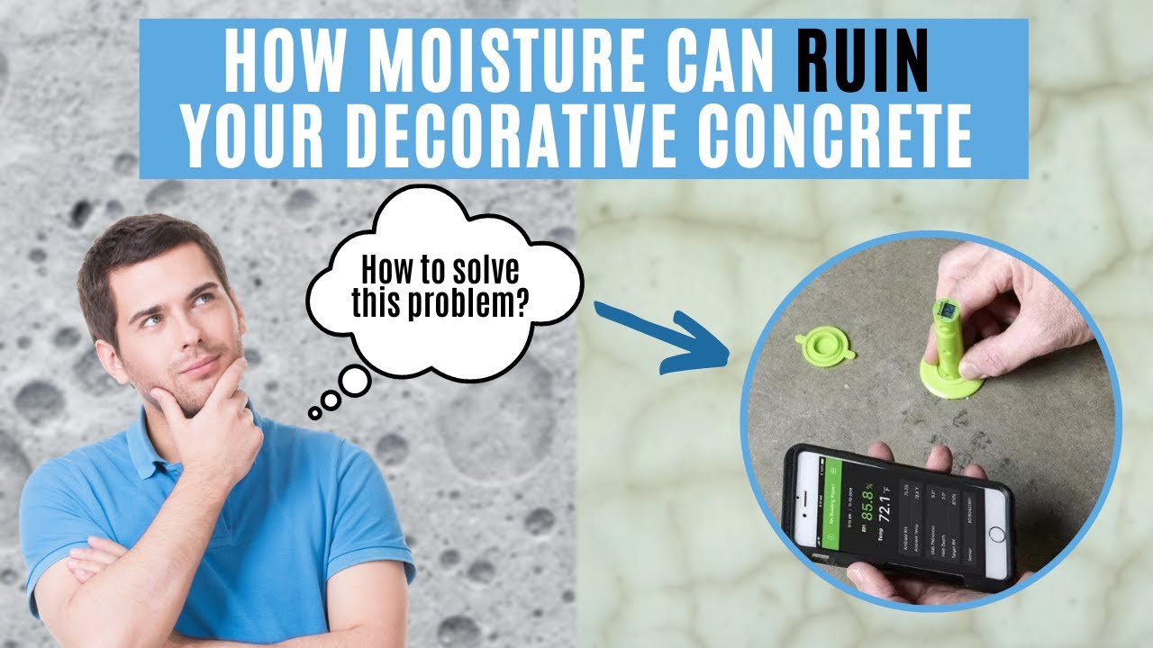 Decorative Concrete Floors: How Moisture Can Cause Problems