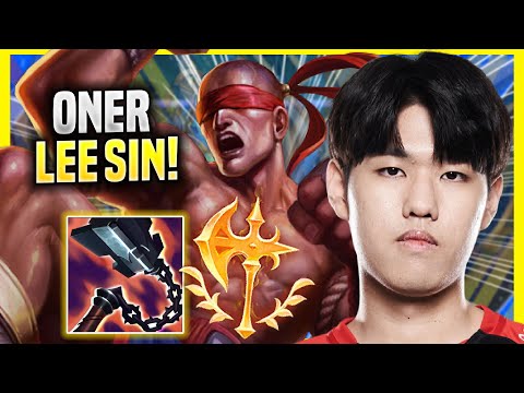 ONER DESTROYING WITH LEE SIN! - T1 Oner Plays Lee Sin JUNGLE vs Nidalee! | Season 2022