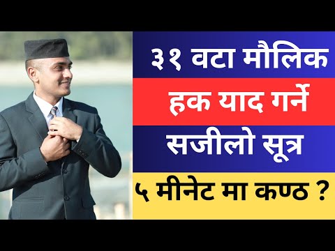 मौलिक हक | Maulik Hak Samjane Tarika | Maulik Hak Sutra |Fundamental Rights in Constitution of Nepal
