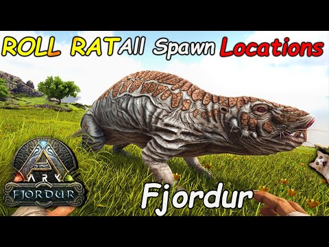 Ark Fjordur ALL ROLL RAT Spawn Locations | ARK FJORDUR