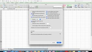 Advanced Options In Excel For Mac