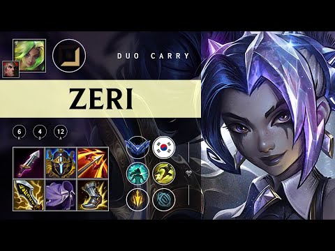 Zeri ADC vs Nilah - KR Diamond Patch 25.24