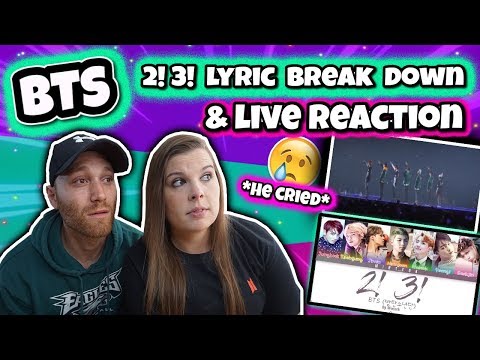 BTS - 2! 3! (Purple Ocean Project By Army)  2016 Live Performance and Lyric REACTION Video
