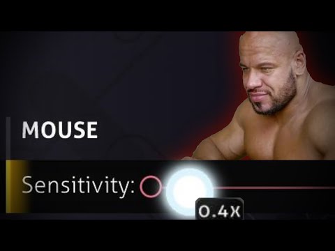 stupid low sensitivity test on my new mouse