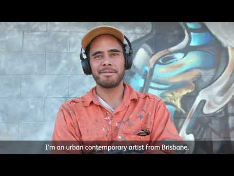 High Voltage Can Jump mural for Rail Safety Week 2020