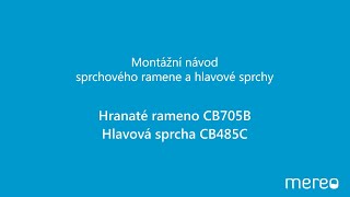 MEREO Talířová sprcha horní, Slim, hranatá 300 x 300 mm, s kloubem, nerez (CB485C)