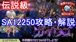 【スコアアタック伝説級】ガイウスSA12250攻略・解説【ミトラスフィア】