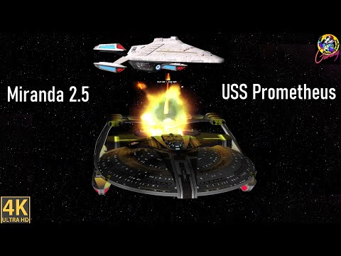 Which is the better Warship? Miranda 2.5 VS USS Prometheus - Star Trek Ship Battles
