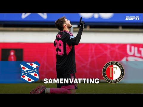 Een GEWELDIGE volley van Syb van Ottele 🚀🔥 | Samenvatting sc Heerenveen - Feyenoord