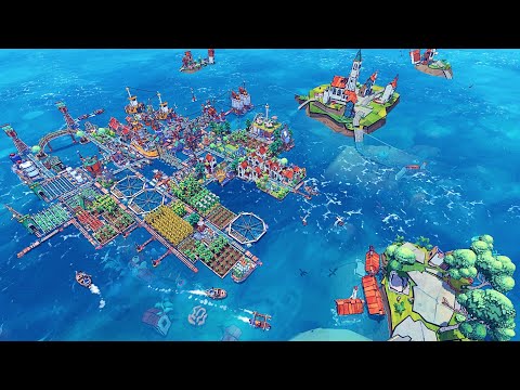 Flotsam | Ep. 3 | Building New Floating City in Flooded Apocalypse Wastelands | Flotsam Gameplay