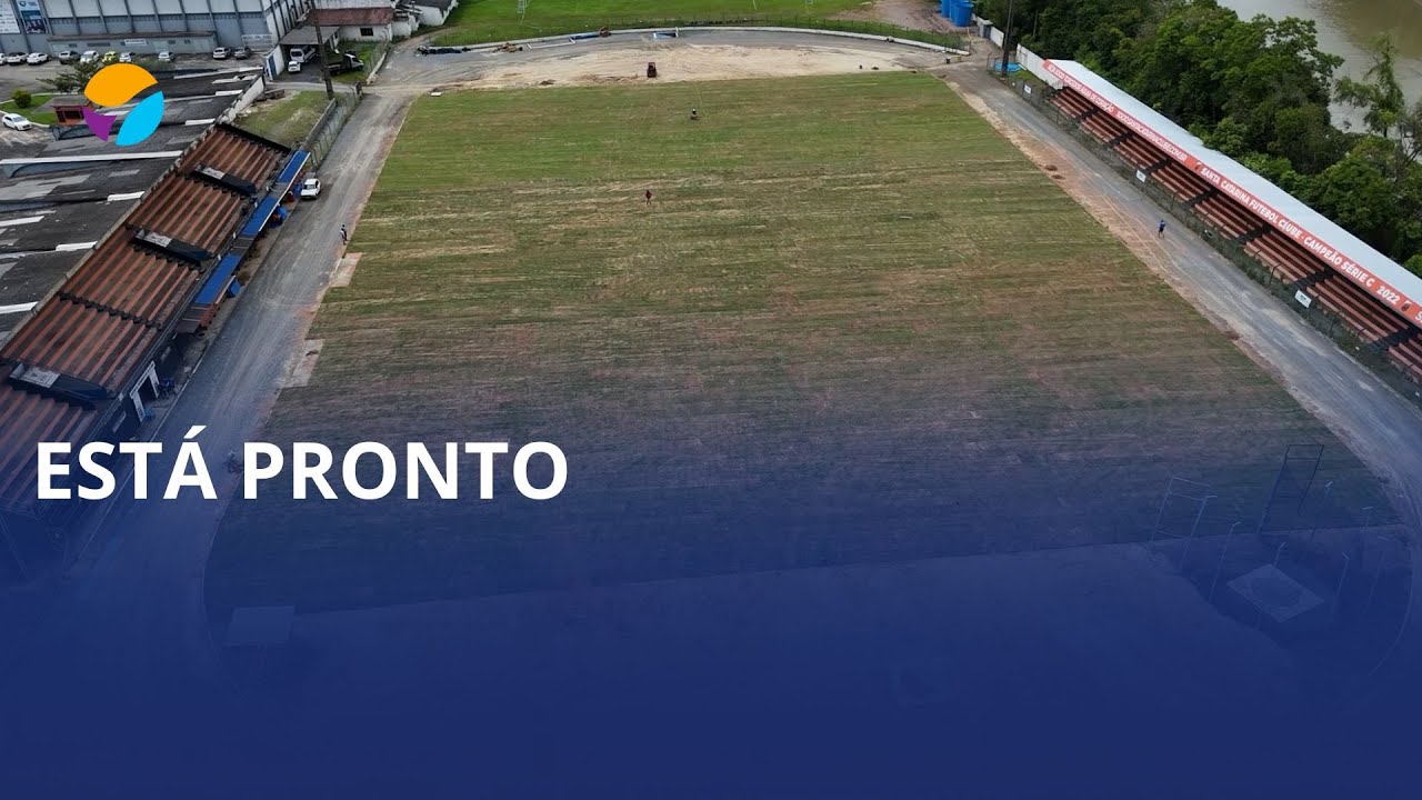 Novo gramado do Alfredão está pronto!