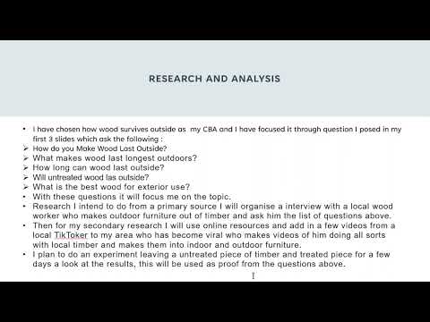 EY4066 CBA VIDEO OF WORK SO FAR