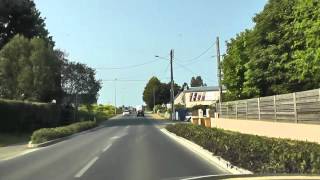 preview picture of video 'Driving Along Avenue Henri Barbusse & Avenue des Rosaires, Plérin, Brittany, France 24th May 2012'