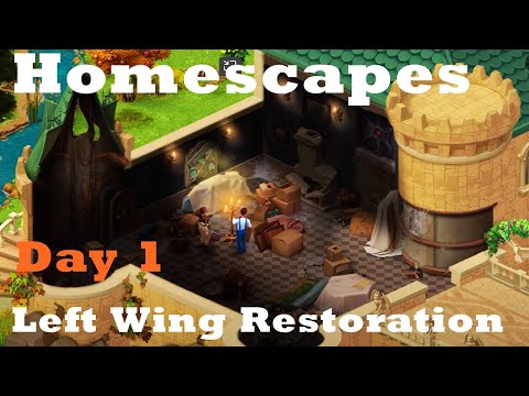 Homescapes Movie New Area Day 1 Story HD | Left Wing Restoration New Relative - Rachel Barrow | Ios