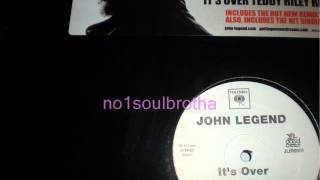 John Legend ft. Kanye West &quot;It&#39;s Over&quot; (Teddy Riley Remix)