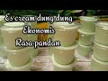 Cara Membuat Es Cream Dung Dung Rasa Pandan