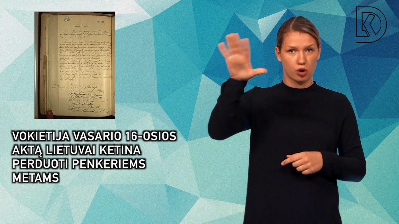 Vokietija ketina Vasario 16-osios aktą perduoti Lietuvai 5-riems metams