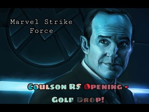 Coulson Red Star Orb Opening - Gold Drop! - Marvel Strike Force