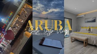 SOLO TRIP TO ARUBA : GOOD FOOD + VIBES & ALONE TIME | STELLA B. VLOGS
