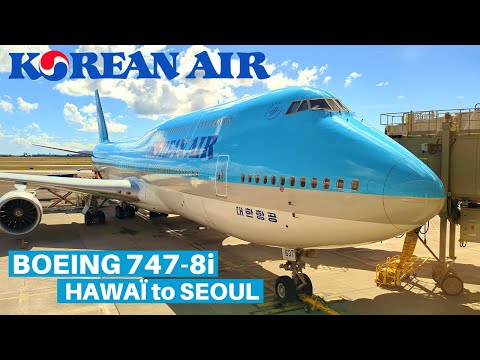 YouTube thumbnail for Korean Air Boeing 747-8 Passenger