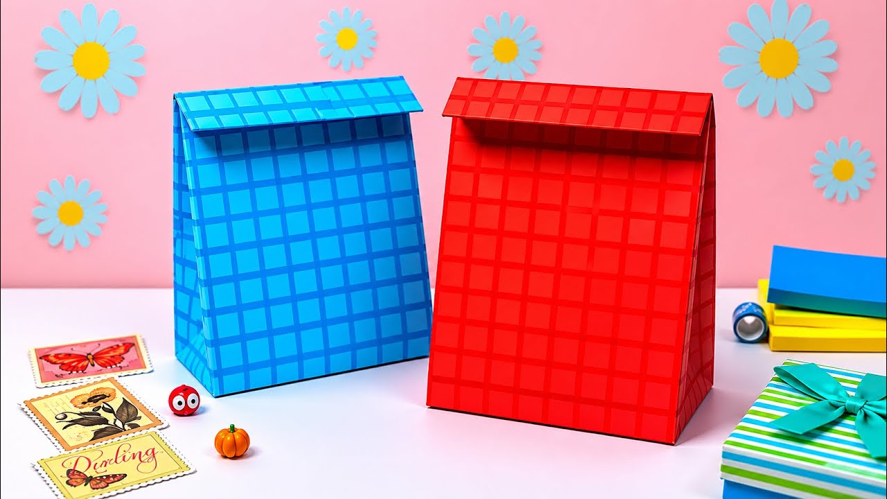 How to make paper packet|DIY