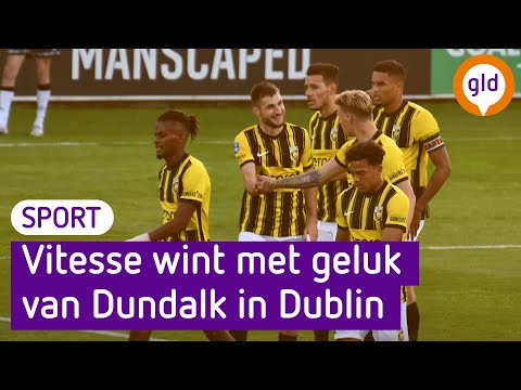 Vitesse wint met geluk van Dundalk in Dublin