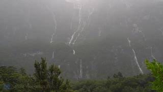 4K: "Restful Rain in Milford Sound" (+ Moby Music) a Nature Relaxation Ambient Film