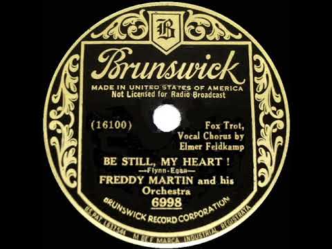 1934 HITS ARCHIVE: Be Still, My Heart! - Freddy Martin (Elmer Feldkamp, vocal)