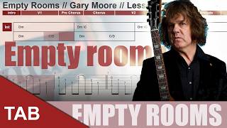 Empty Rooms - Gary Moore | Guitar TAB Lesson