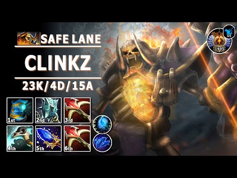 Clinkz Safe Lane Carry | 7.32d | Pos 1 Clinkz Play | Dota 2 Immortal Gameplay