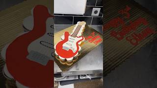 Electric Guitar Cupcake Cake❤️🎸 #cake #shorts