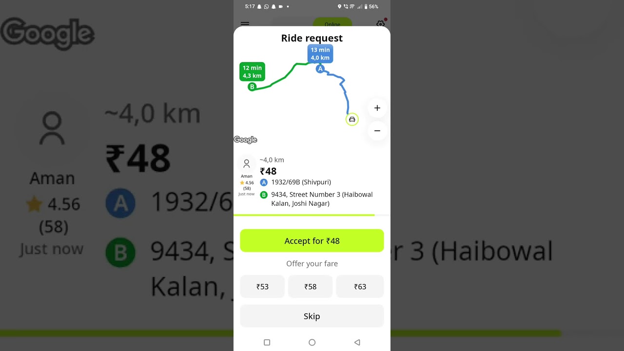 Indrive mein  ride request booking #jagpreetmusic #indriver #cabbooking#rideboking#cabbooking 