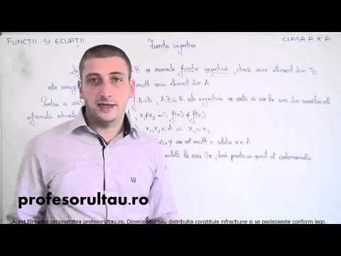 04   cls10   Functii si ecuatii   functii injective   definitii - profesorultau.ro