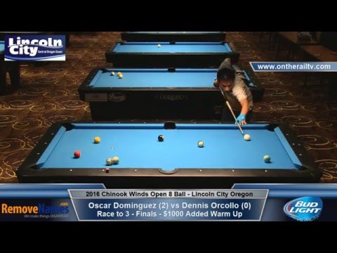 CWO 8 Ball - $1000 Added Warm Up Finals - Dennis Orcollo vs Oscar Dominguez