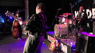 DARREL HIGHAM & THE ENFORCERS Twenty Flight Rock + Ghost Of Love WILDEST CATS XMAS 2017 Pakefield
