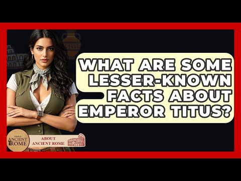 What Are Some Lesser-known Facts About Emperor Titus? - All About Rome