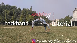 preview picture of video 'How to do back handspring on grass tutorial'