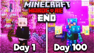 I Survived 100 Days of HARDCORE Minecraft in the E