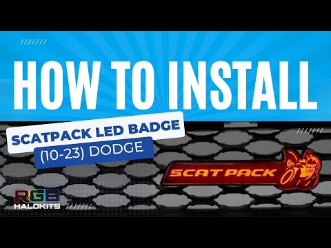 Scatpack Multicolor Flow Illuminated LED Emblem