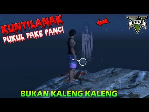 PREMAN TERKUAT PUKUL KUNTILANAK PAKE PANCI - GTA 5 YOUTUBER KOCAK PARODY