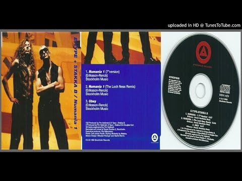 E-Type + Stakka B ‎– Obey (Track taken from the single Numania 1 – 1992)