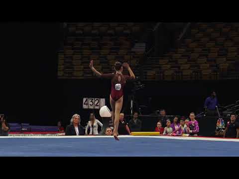 Levi Jung-Ruivivar – Floor Exercise – 2018 U.S. Gymnastics Championships – Junior Women Day 1
