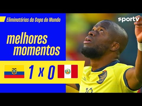 Gols e lances de Equador x Peru