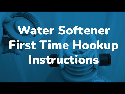 On The Go Portable Water Softener First Time Hookup Instructions